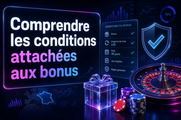 Comprendre les conditions attachées aux bonus