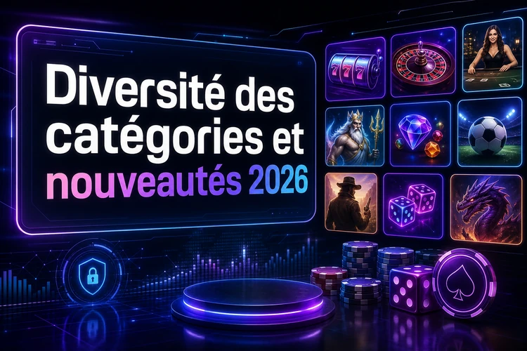 Diversité des catégories et nouveautés 2026