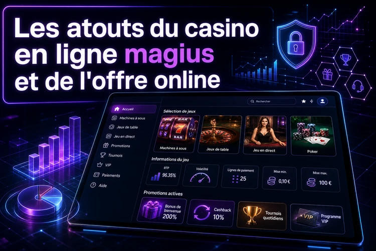 Les atouts du casino en ligne magius et de l'offre online