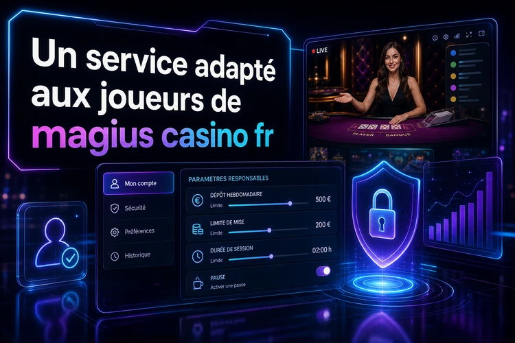 Un service adapté aux joueurs de magius casino fr