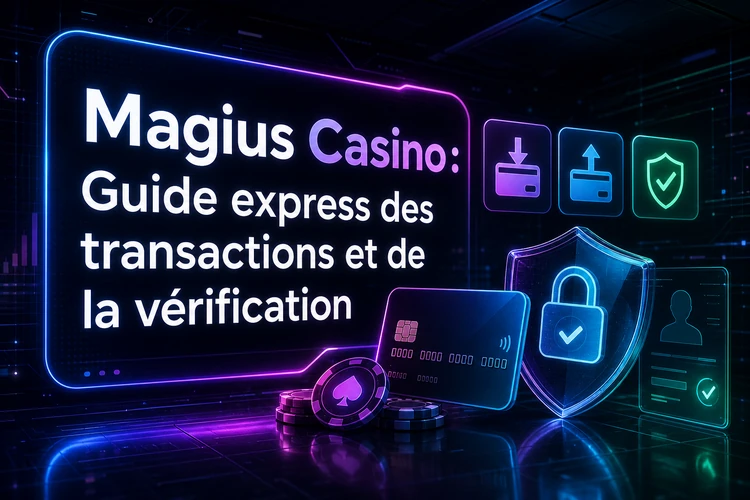Magius Casino: Guide express des transactions et de la vérification