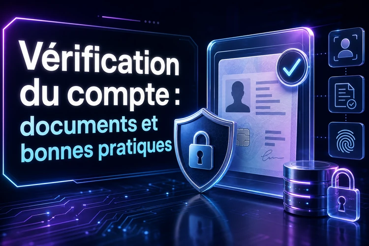 Vérification du compte : documents et bonnes pratiques